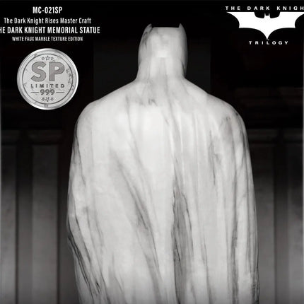 The Dark Knight Rises White Faux Marble Memorial Statue Table Top LM Treasures - MC