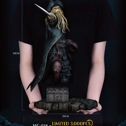 Pirates of the Caribbean Master Craft Davy Jones Table Top Statue LM Treasures - MC