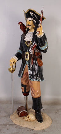 Pirate Captain Morgan Life Size Statue - LM Treasures 
