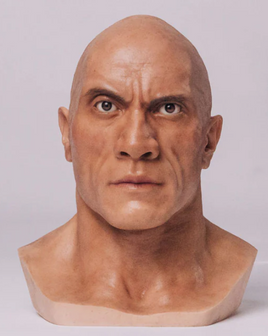 Black Adam Silicone Head Only Life Size Statue (Dwayne Johnson) - LM Treasures 