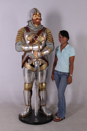 Knight Warrior Life Size Statue - LM Treasures 