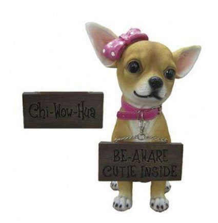 Girl Chihuahua Statue - LM Treasures