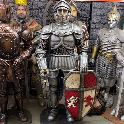 Knight In Armor Life Size Statue - LM Treasures 