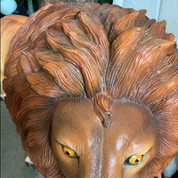 Lion Walking Life Size Statue - LM Treasures 