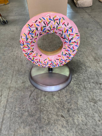 Pink Donut Over Sized Statue - LM Treasures 