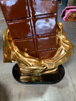 Chocolate Bar Over Sized Statue - LM Treasures 