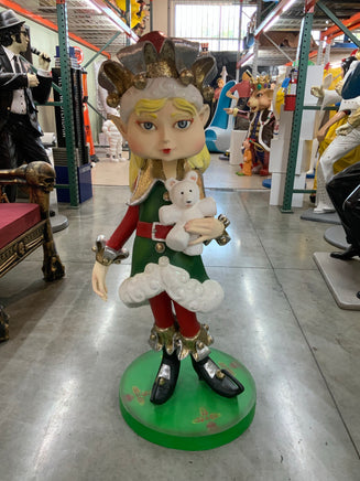 Christmas Elf Girl Over Sized Statue - LM Treasures 