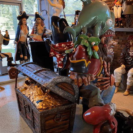 Treasure Chest Life Size Statue LM Treasures - T