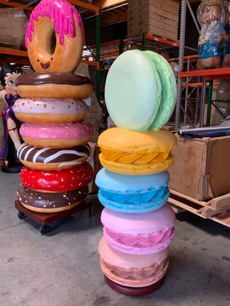Medium Stacked Macaroons Over Sized Statue - LM Treasures 