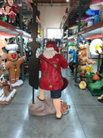 Rock N Roll Santa Claus Christmas Statue - LM Treasures 