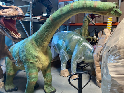 Brachiosaurus Dinosaur Walking Life Size Statue - LM Treasures 