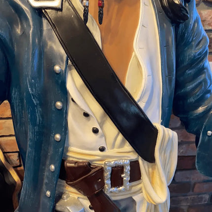 Pirate Captain Jack With Gun Life Size Statue LM Treasures - GP