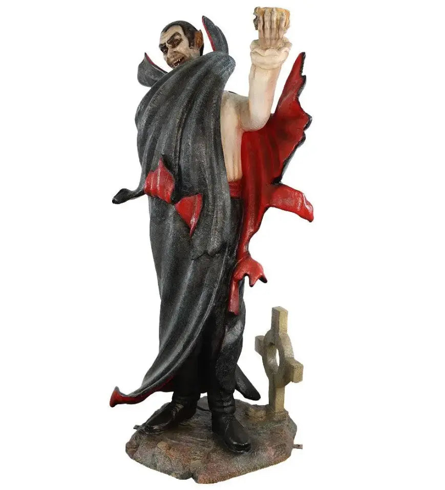 Life-Size-Dracula-Statue-How-to-Choose-the-Perfect-Halloween-Prop LM Treasures