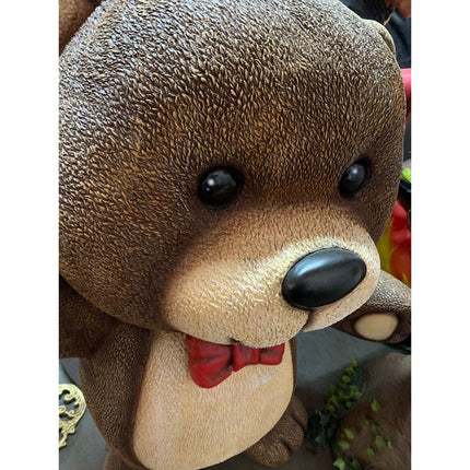 Teddy Bear Waving Over Sized Statue - LM Treasures 