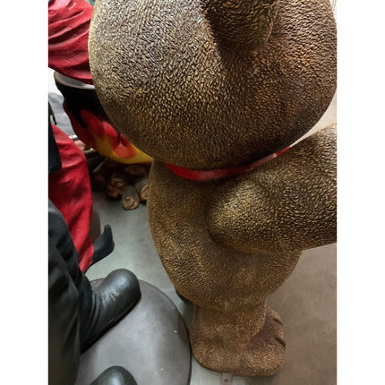 Teddy Bear Waving Over Sized Statue - LM Treasures 