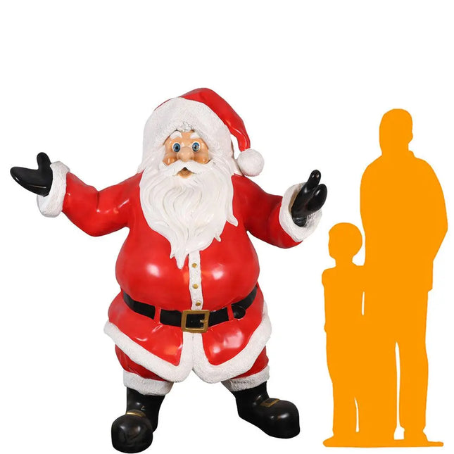 Santa Claus Standing Life Size Statue LM Treasures - T
