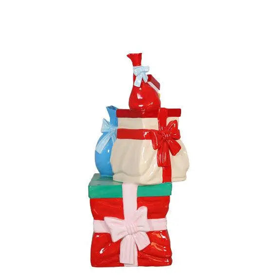 Stacked Christmas Gifts Over Sized Statue LM Treasures - T