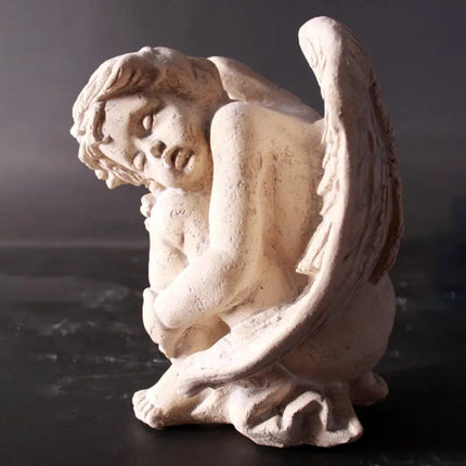 Small Sleeping Cherub Angel Statue LM Treasures - H