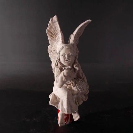 Small Sitting Fairy Spell Stone Finish Statue LM Treasures - H