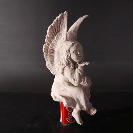 Small Sitting Fairy Spell Stone Finish Statue LM Treasures - H