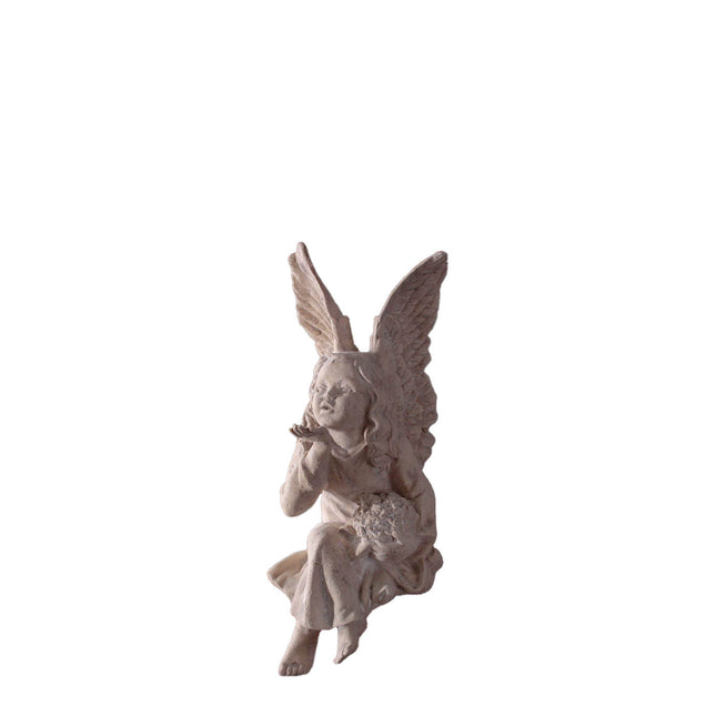 Small Sitting Fairy Spell Stone Finish Statue