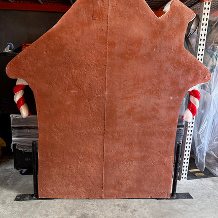Gingerbread House Backdrop Facade Statue