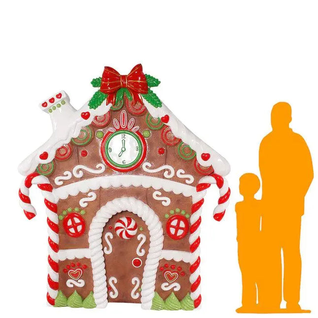 Gingerbread House Backdrop Facade Statue LM Treasures - T
