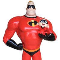 Disney Mr. Incredible and Jack Jack Life Size Statue - LM Treasures 