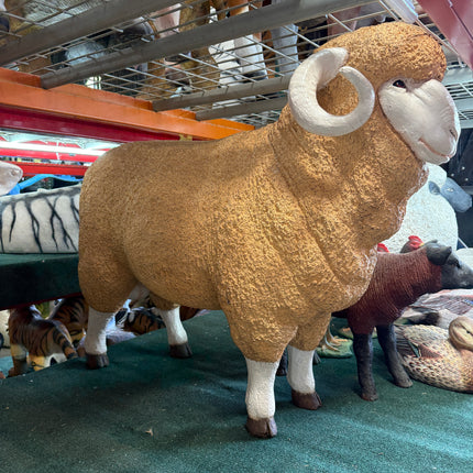 Merino Ram Life Size Statue