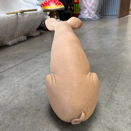 Baby Pig Sitting Life Size Statue