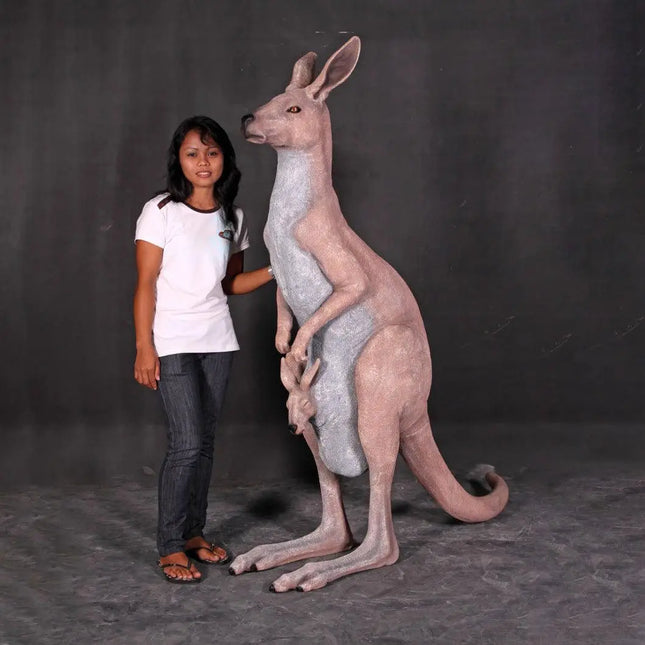 Kangaroo Life Size Statue LM Treasures - H