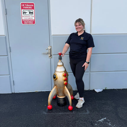 Toy Rocket Over Sized Statue LM Treasures - T