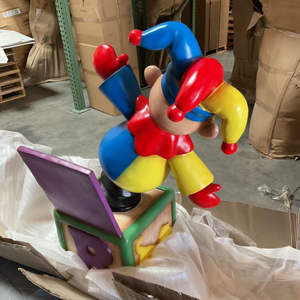Toy Jack In The Box Over Sized Statue - LM Treasures 