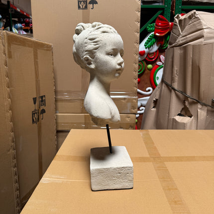 Diane Lady Bust on Base Statue