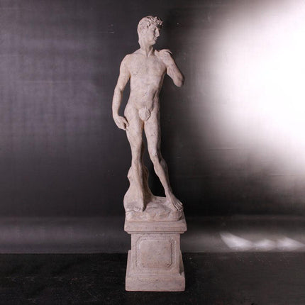 David on Base Life Size Statue