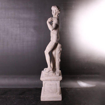 David on Base Life Size Statue