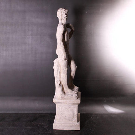 David on Base Life Size Statue
