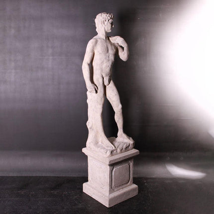 David on Base Life Size Statue