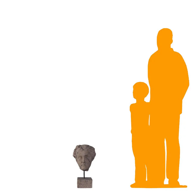 Vesuvius Maiden Head on Base Statue LM Treasures - H