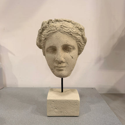Vesuvius Maiden Head on Base Statue LM Treasures - H