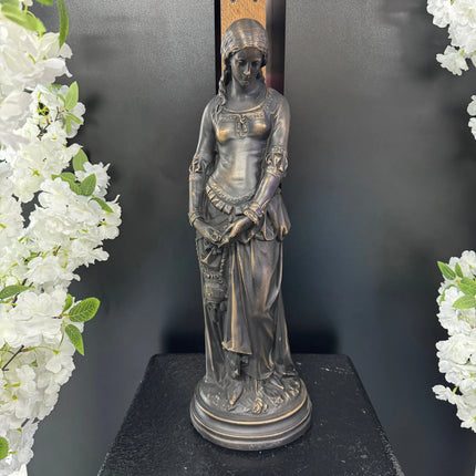 Small Medieval Lady Table Top Statue LM Treasures - H