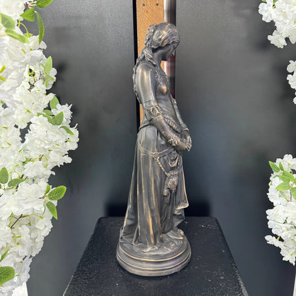 Small Medieval Lady Table Top Statue LM Treasures - H
