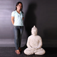 Divine Buddha Sitting Stone Statue