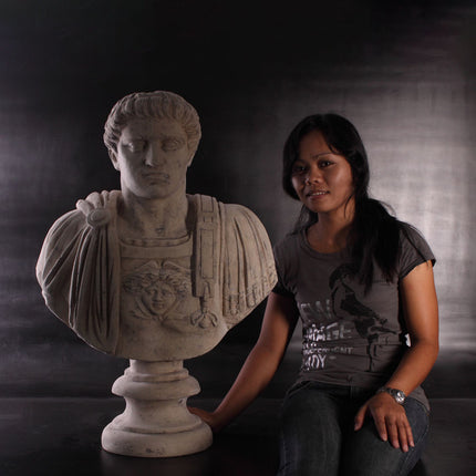 Gladiator Bust Life Size Statue