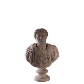 Gladiator Stone Bust Life Size Statue