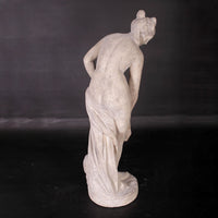 Roman Lady Bathing Stone Statue
