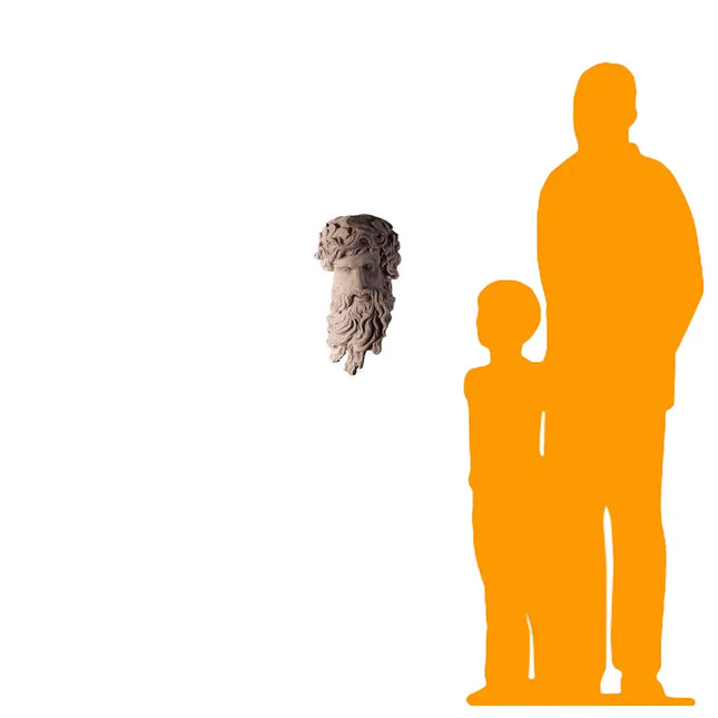 Hercules Head Wall Decor Statue LM Treasures - H