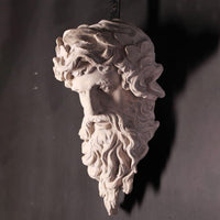 Hercules Stone Head Wall Decor Statue