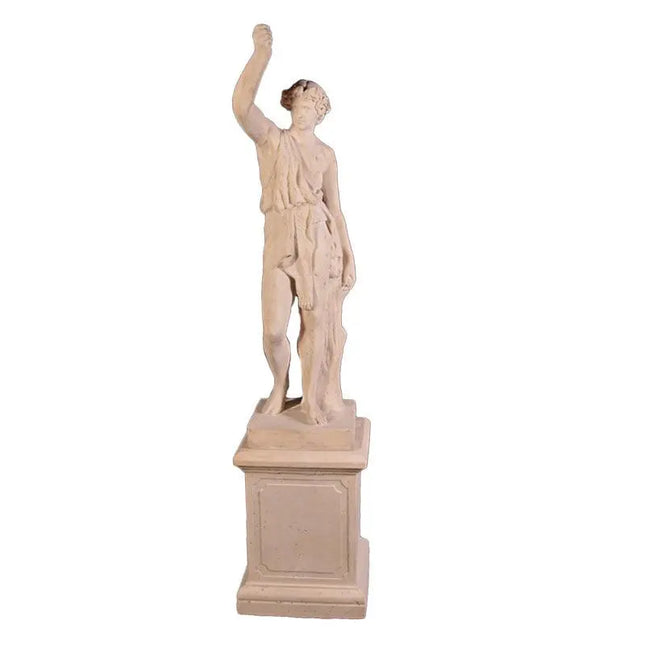 Lion Hunter On Base Life Size Statue LM Treasures - H