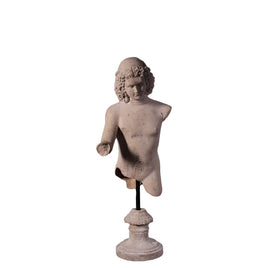 Classical Boy Stone Bust Statue